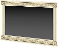 Зеркало ЗН-100 ПАТРИЦИЯ Элегант Альпийский Латунь