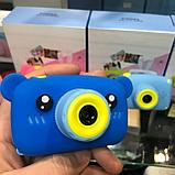 Детская цифровая камера Kids Camera Bear со встроенной памятью и играми МИШКА, фото 2