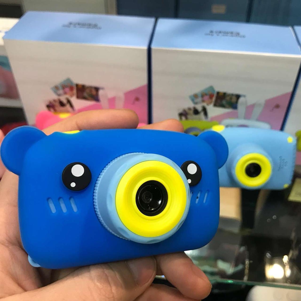 Детская цифровая камера Kids Camera Bear со встроенной памятью и играми МИШКА - фото 2 - id-p122158119