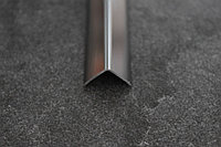 Уголок алюминиевый 15х15 графит 2,7м, фото 1