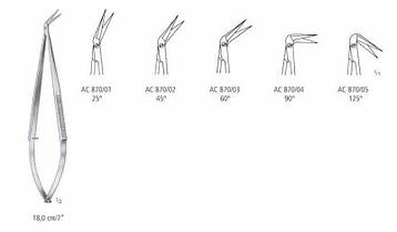 Ножницы микрохирургические AC 870