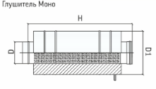 Глушитель Моно