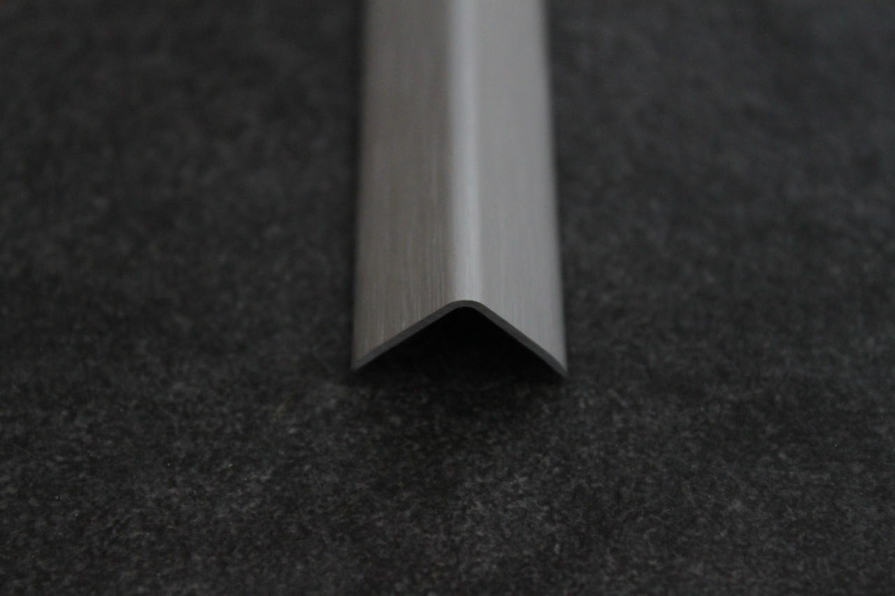 Уголок алюминиевый 20х20 серебро-браш 2,7м, фото 1