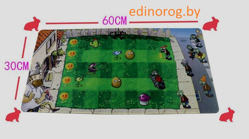 Игрушки Зомби против растений Игровой Коврик