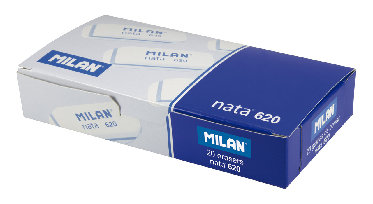 Ластик Milan "Nata 620", cкошенный, пластик, 56*19*12мм, арт. CPM620(работаем с юр лицами и ИП) - фото 4 - id-p113244955