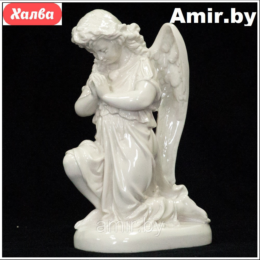 Скульптура ангел ритуальная на кладбище/памятник 026 15х11х26см бронза - фото 2 - id-p122495165