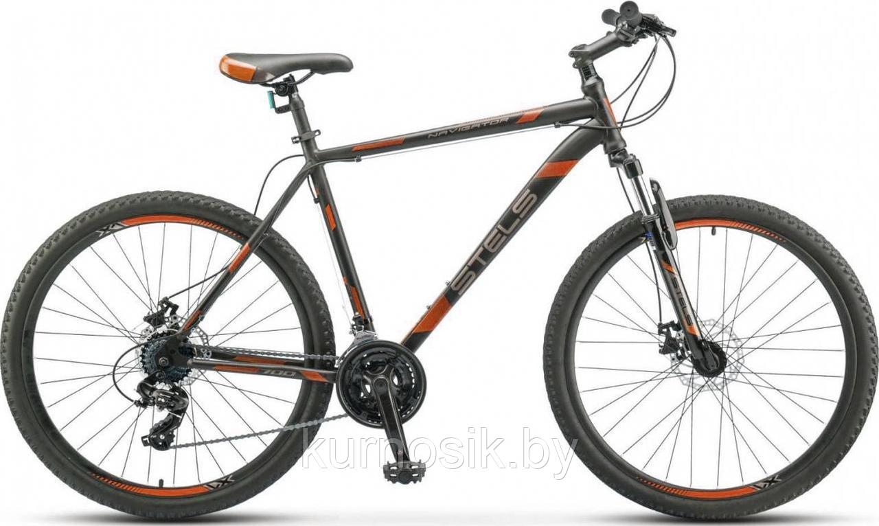 Велосипед Stels Navigator-700 МD 27.5" F010 Черный/красный