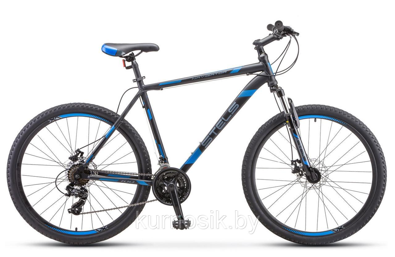 Велосипед Stels Navigator-700 МD 27.5" V020 черный/синий