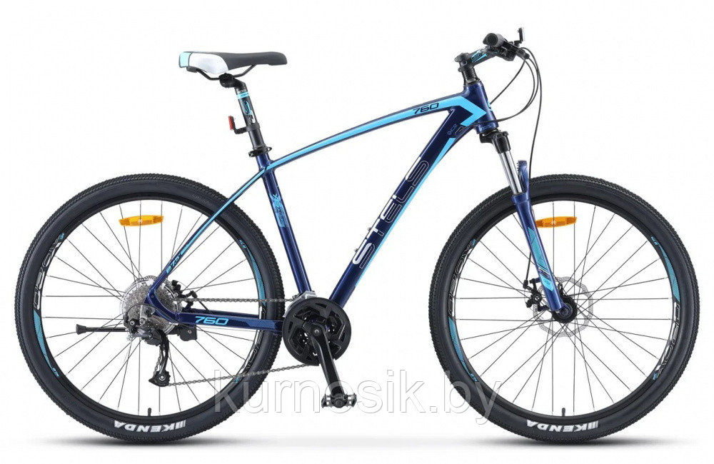 Велосипед Stels Navigator-760 МD 27.5" V010 синий