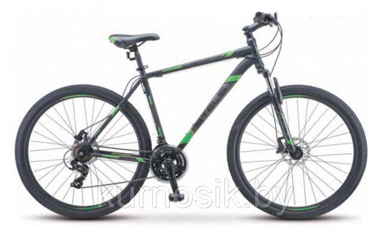 Велосипед Stels Navigator-900 D 29" F010 Черный/зеленый - фото 1 - id-p122509039