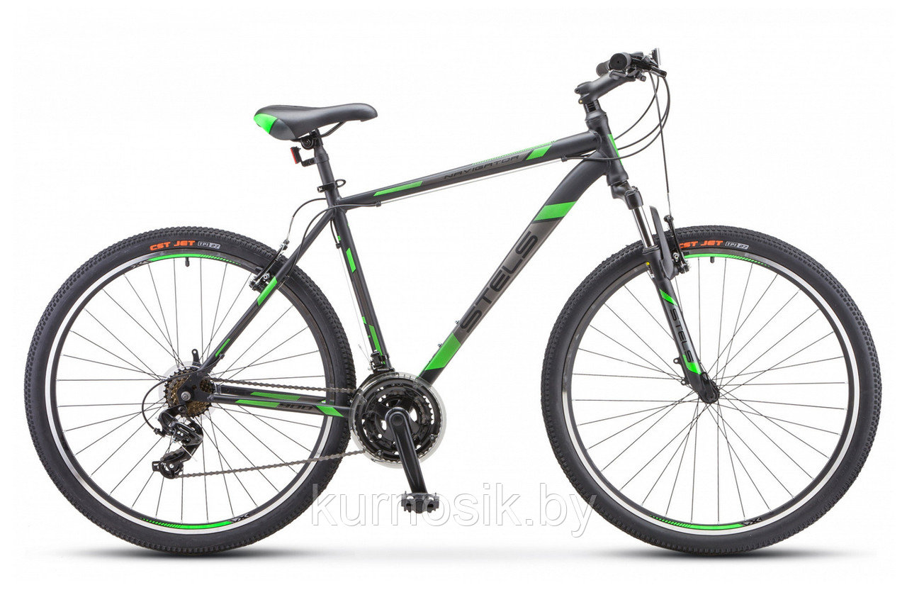 Велосипед Stels Navigator-900 V 29" V010 Черный/зеленый