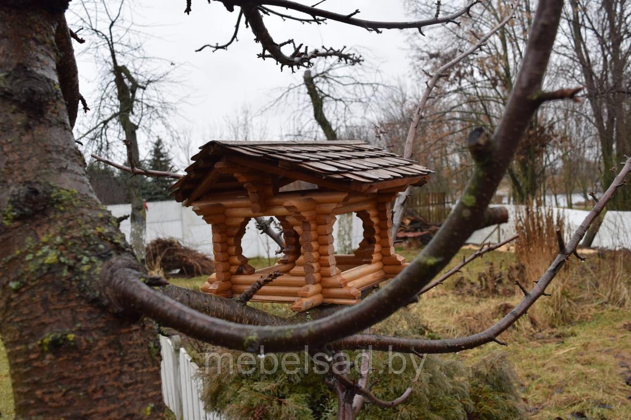 Кормушка садовая деревянная "Теремок" - фото 1 - id-p122509272