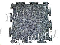 Плитка (маты) резиновая PAVINETTI 1000х1000 мм, с замком ПАЗЛ, толщиной 16