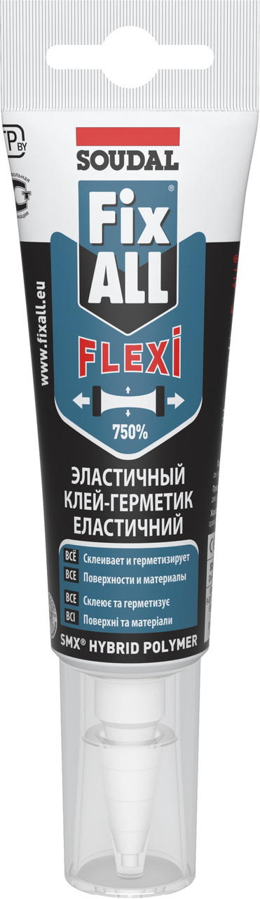 Гибридный клей-герметик Fix All Flexi Белый 125 мл