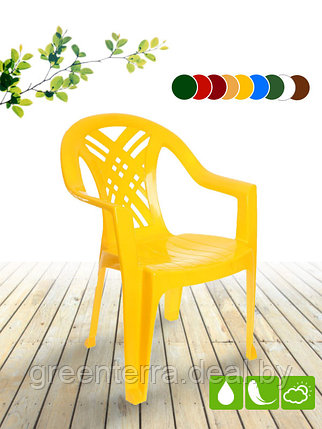 Пластиковый стул - Кресло для дачи "Престиж-2" [110-0034], фото 2