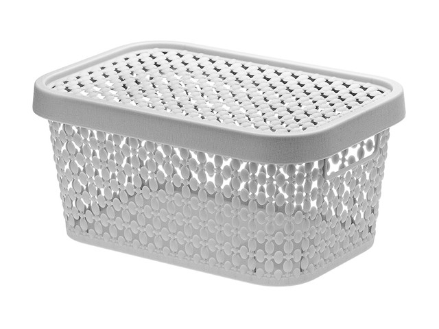 Ящик для хранения с крышкой ПИРУЛА 90х190х130 (смоки) IDEA