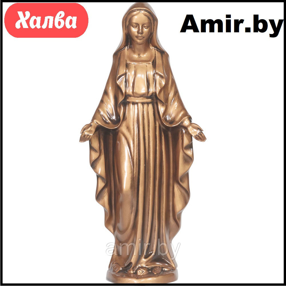 Скульптура ангел ритуальная 104 18х10х41см бронза