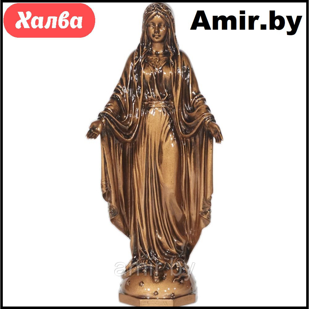 Скульптура ангел ритуальная на кладбище/памятник 106 11х8х25см бронза