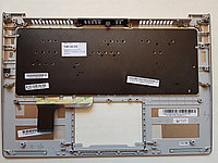 Клавиатура для ноутбука Asus UX303L, UX303LA черная, верхняя панель в сборе (серебряная)