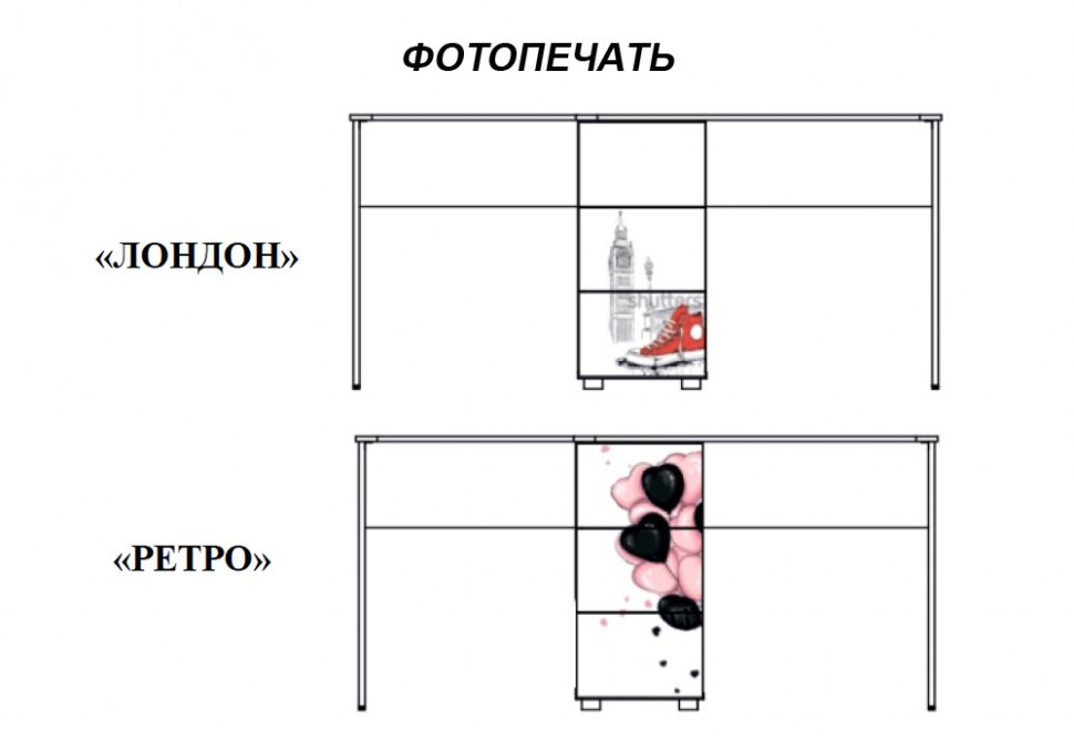 Стол письменный 2-х местный Мийа-3А - СТ-014 - фото 4 - id-p122543981