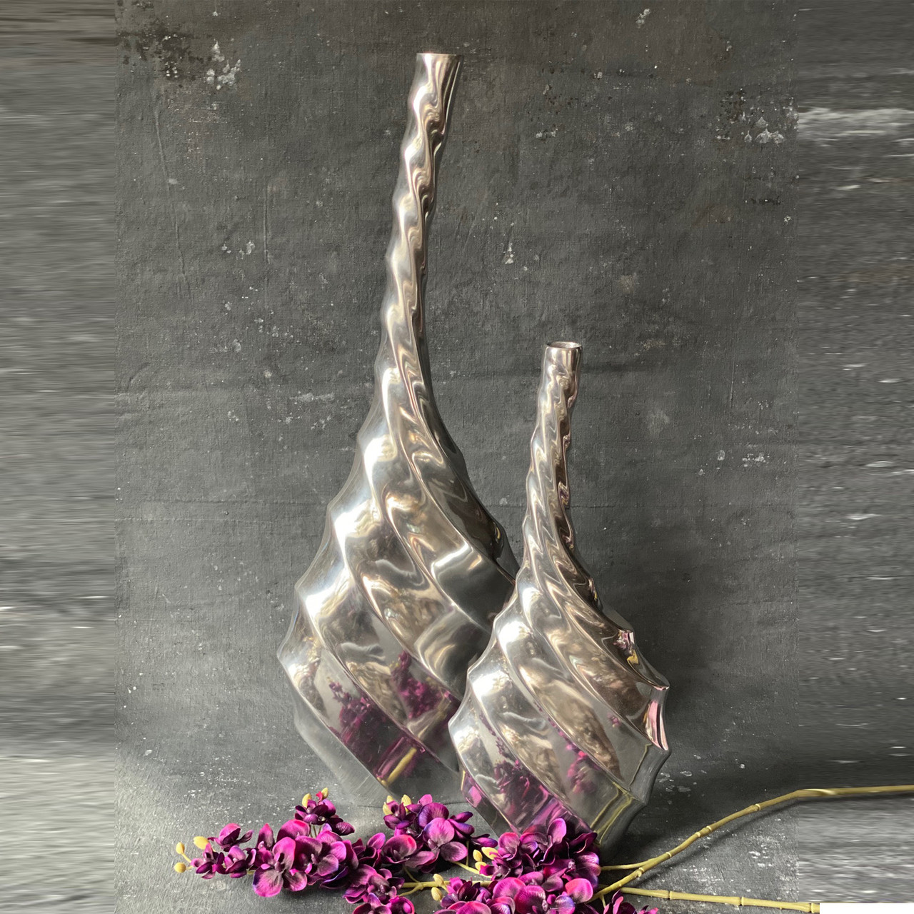 Напольная ваза алюминий 917764