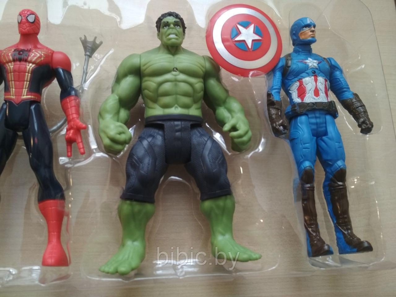 Набор супергероев Marvel 5 героев 15см - фото 3 - id-p122545851