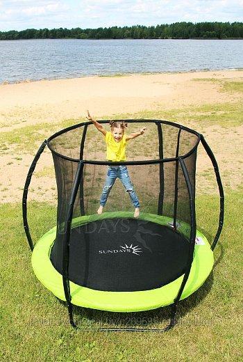 Батут с защитной сеткой и лестницей Sundays Champion Premium 312 см - 10ft