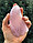 Скребок + ролик для массажа  Гуаша кварцевый (Набор 2 в 1) Цвет розовый, фото 7