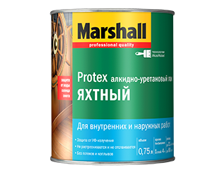 Лак «Marshall Protex Яхтный» Лак полуматовый (0.75л)