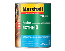 Лак «Marshall Protex Яхтный» Лак полуматовый (0.75л)