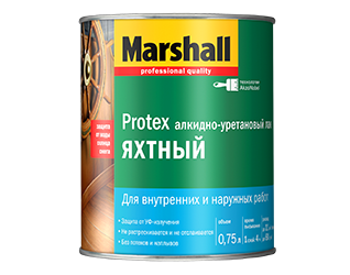 Лак «Marshall Protex Яхтный» Лак полуматовый (0.75л) - фото 1 - id-p122596710