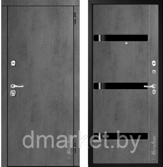 Дверь входная металлическая Металюкс М70/2 Элит, фото 1