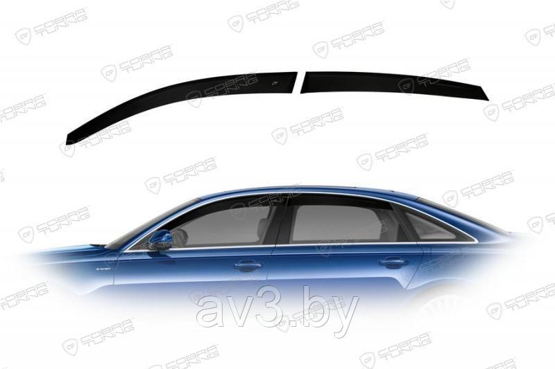 Ветровики Audi A6 C7 седан 2011- (4G,C7)/ Ауди A6C7 4G, C7 (Cobra Tuning) - фото 1 - id-p60447017