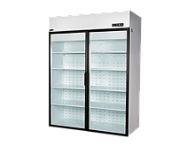 Универсальный холодильный шкаф со стеклянной дверью СЛУЧЬ 1400 ВСн