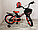Детский облегченный велосипед Delta Prestige S 16'' + шлем (чёрно-красный), фото 3