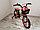 Детский облегченный велосипед Delta Prestige S 18'' + шлем (чёрно-красный), фото 2