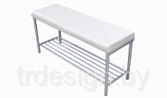 Банкетка мягкая с полкой