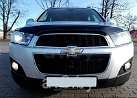 Дефлектор капота Chevrolet Captiva (2011-2013, 13-) [CH24] VT52