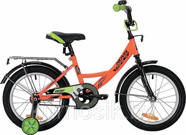 Детский велосипед Novatrack Vector 18" Оранжевый