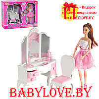 Кукольный набор Кукла с туалетным столиком Anlily  99050
