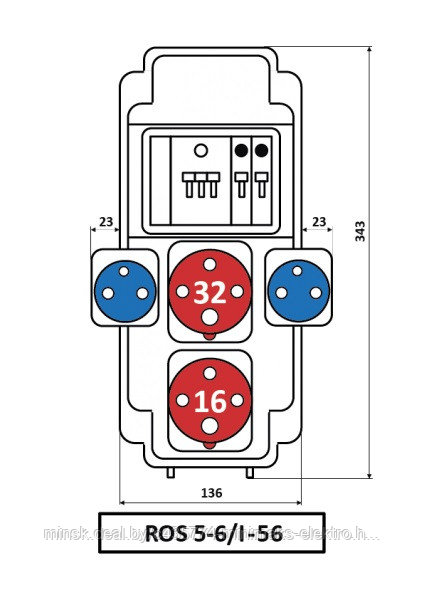 Распределительное устройство ROS 5/I-56/S