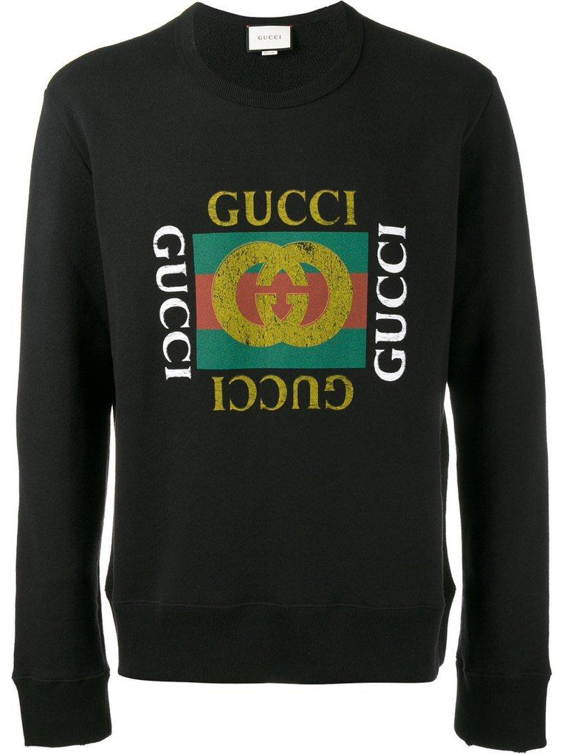 Свитшот с принтом GUCCI - фото 1 - id-p122649569