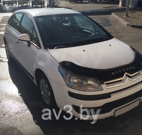 Дефлектор капота Citroen C4 (2004-2008) [CN15] (VT52)