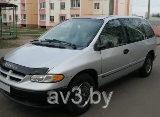 Дефлектор капота Dodge Caravan 3 (1995-2001) [DD06] (VT52)