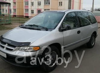 Дефлектор капота Dodge Caravan 3 (1995-2001) [DD06] (VT52)