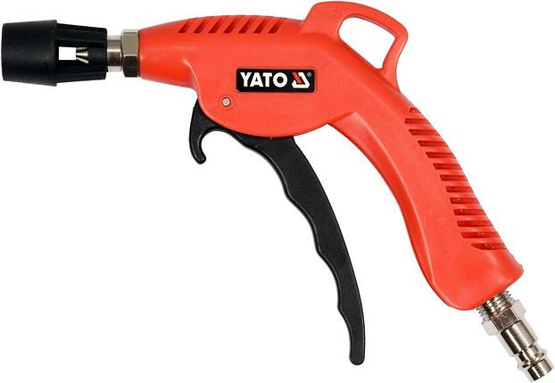 Пистолет для продувки турбо-короткий 45мм, YATO, фото 2