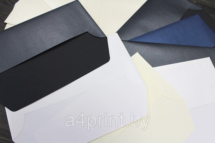 Красивые конверты из дизайнерской бумаги различных цветов. - фото 5 - id-p121930814