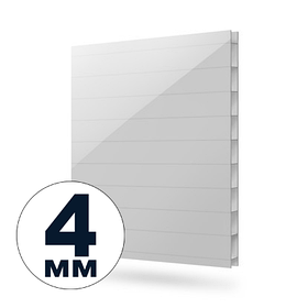 Поликарбонат сотовый 4 мм (серый)