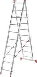 Лестница-стремянка Новая высота NV 222 алюминиевая двухсекционная 2x10 ступеней - фото 1 - id-p122672310