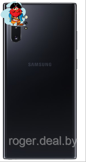 Задняя крышка (корпус) для Samsung Galaxy Note 10 Plus + (N9750), цвет: черный - фото 1 - id-p122673423
